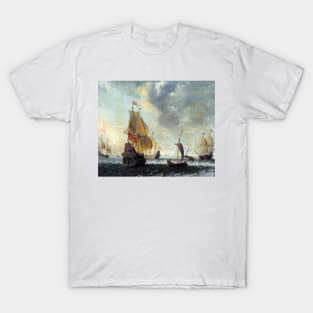 Dutch Ships in a Lively Breeze T-Shirt